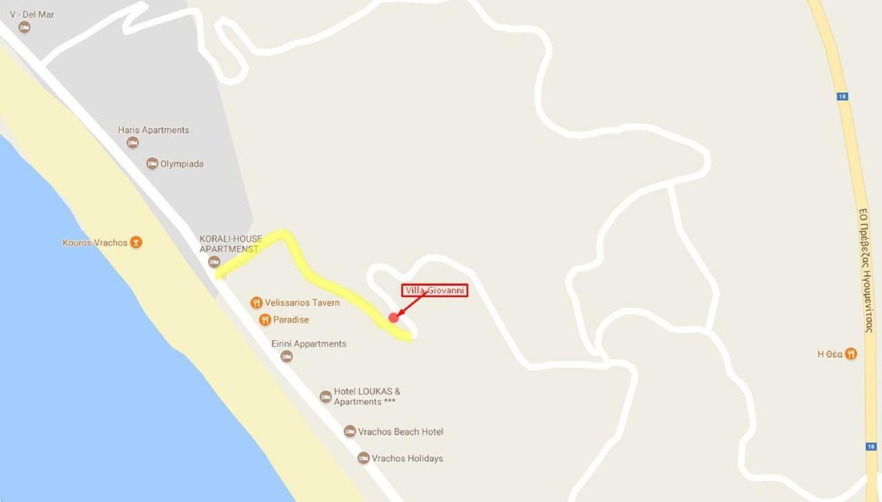 Villa Giovanni Paralia Vrachou Esterno foto